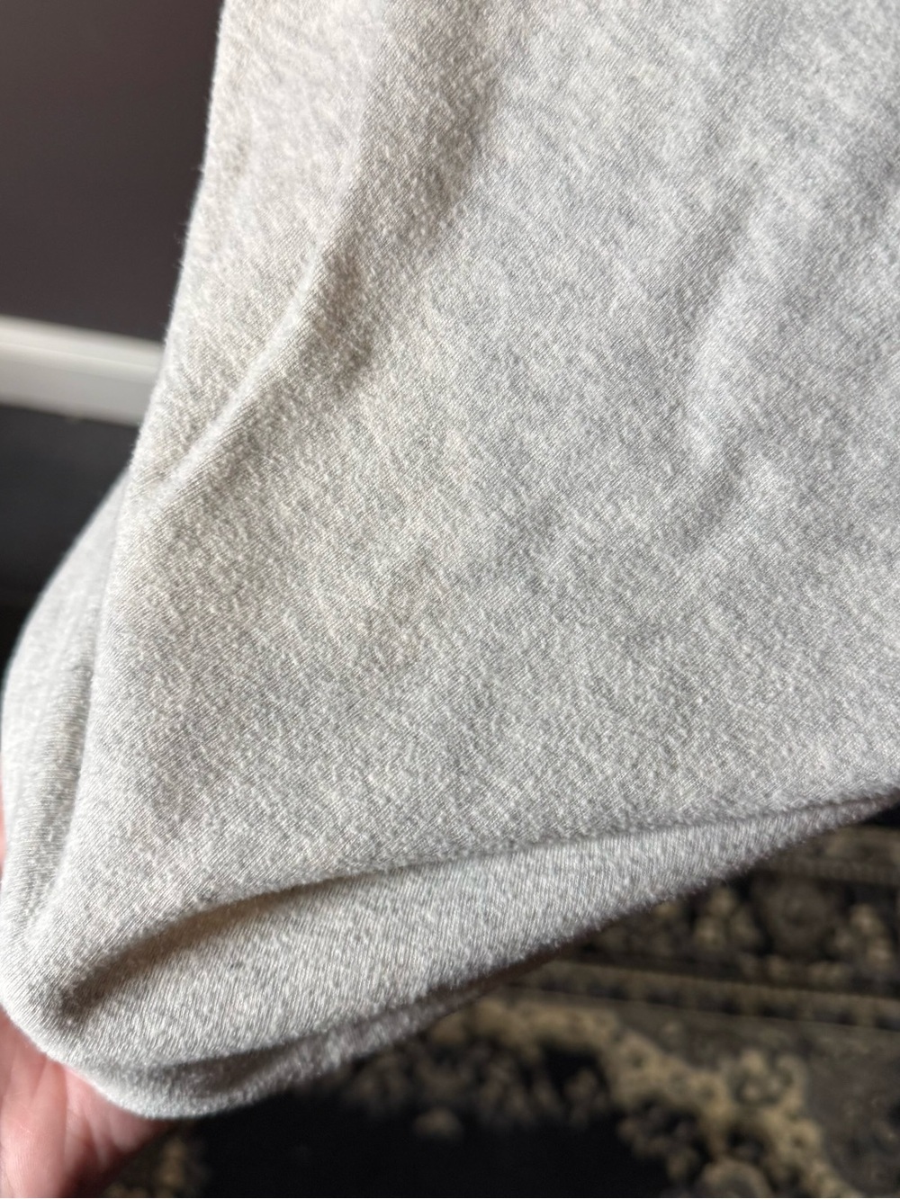 J. Crew Heathered Light Gray Crewneck Sweater - Picture 3 of 6
